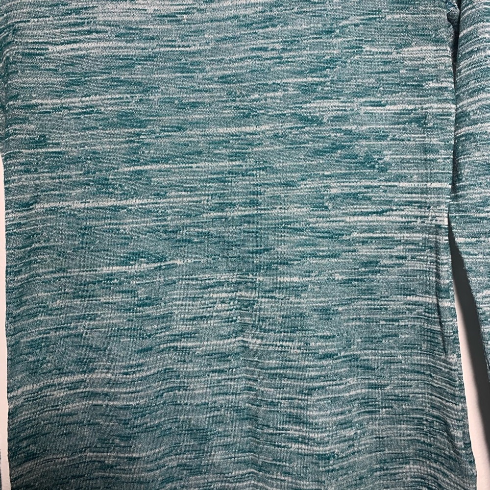 Mudd Green Heathered Long Sleeve Top - Picture 2 of 4